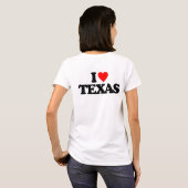 T-SHIRT I LOVE TEXAS (Dos entier)