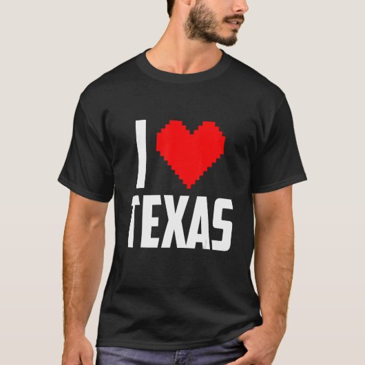 T-shirt I love Texas (Devant)