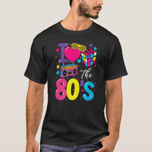 T-shirt I Love The 80s 80's Party Retro Hommes Femmes Enfa
