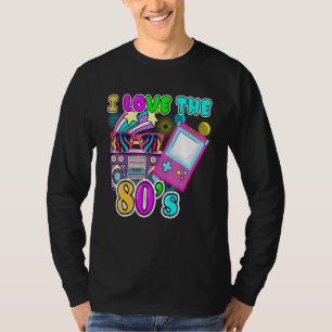 T-shirt I Love The 80s Plus Size Women Men 2xl 3xl Tops Cl