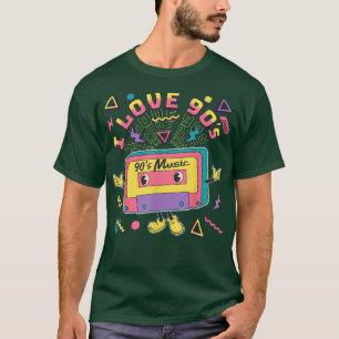 T-shirt I Love The 90s Music Shirt Retro Vintage Nineties
