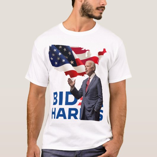 T-shirt I love the Biden Harris couple (Devant)
