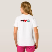 T-SHIRT I LOVE THE WORLD BY MASANSER PIXELAT (Dos entier)
