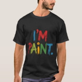 T-shirt I Love To Finger Paint I'm Paint Funny Couple Vale (Devant)