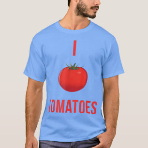 T-shirt I Love Tomatoes drôle légumes