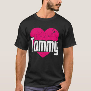 T-shirt I Love Tommy Cute Prénom I Heart Tommy