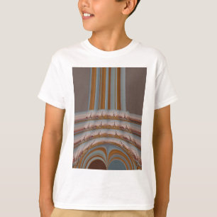 T-shirt I Love Tour Eiffel Paris Avec amour bleu ciel colo