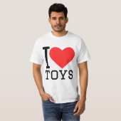 T-shirt I love toys (Devant entier)
