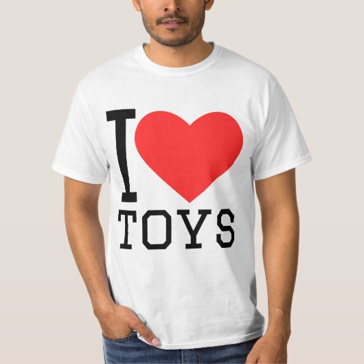 T-shirt I love toys (Devant)