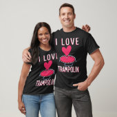 T-shirt I Love Trampoline Workout Trampoline Gymnastics Ju (Unisexe)