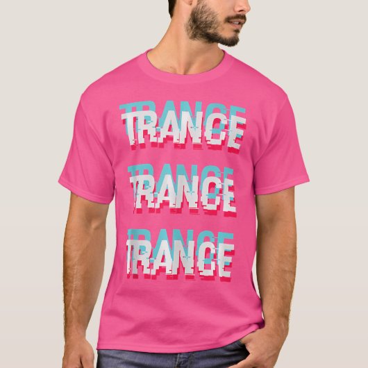 T-shirt I Love Trance (Devant)