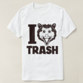 T-shirt I Love Trash Possum (Design devant)