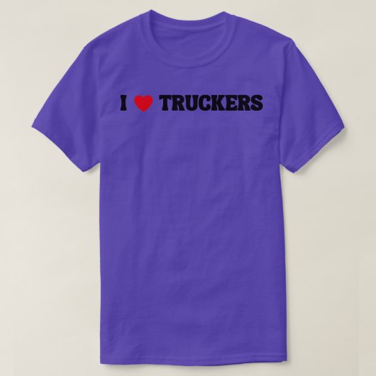 T-shirt I Love Truckers 1 (Design devant)