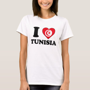 T-shirt I love Tunisia