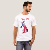 T-shirt I Love UK (Devant entier)