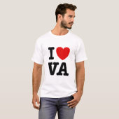 T-shirt I Love VA (Devant entier)