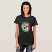 T-shirt I Love Vbs Vacation Bible School Paint Splatter (Devant entier)