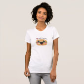 T-shirt I love veggie burgers (Devant entier)