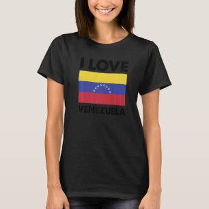 T-shirt I Love Venezuela I Heart Venezuela Famille Voyage