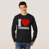 T-shirt I Love Vérone I Love Vérone (Devant entier)