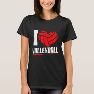 T-shirt I Love Volleyball 2