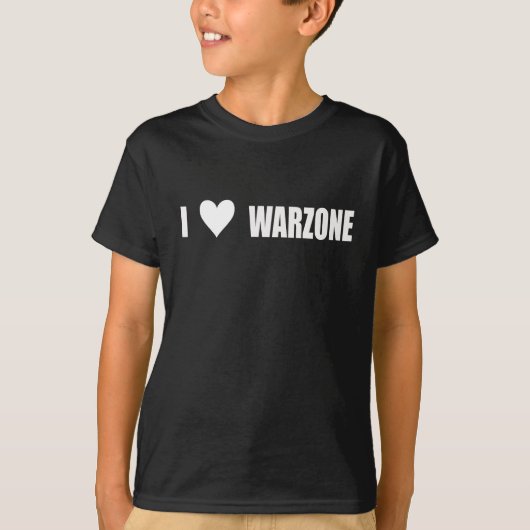 T-shirt I Love Warzone (Devant)