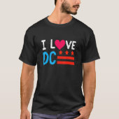 T-shirt I Love Washington D C District Of Columbia Native (Devant)