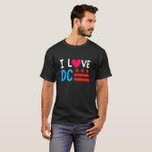 T-shirt I Love Washington D C District Of Columbia Native (Devant entier)