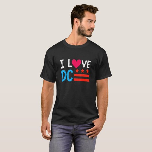 T-shirt I Love Washington D C District Of Columbia Native (Devant entier)