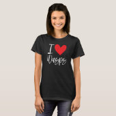 T-shirt I Love Wasps Bees Flying Insect Nest Hornet Stude (Devant entier)
