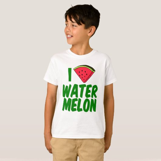 T-shirt I Love Watermelon Kids (Devant entier)