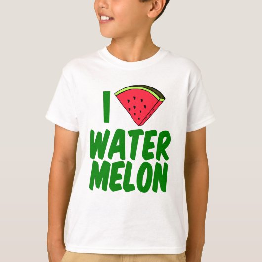 T-shirt I Love Watermelon Kids (Devant)