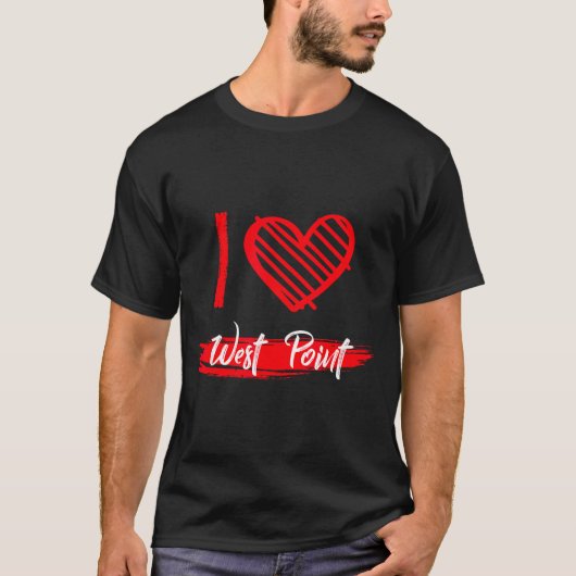 T-shirt I Love West Int I Heart West Int  (Devant)