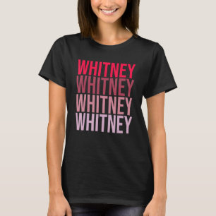 T-shirt I Love Whitney Prénom Whitney