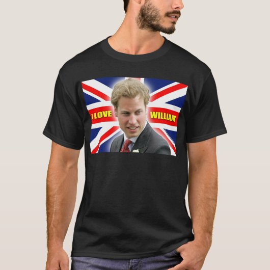 T-shirt I Love William (Devant)