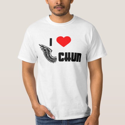 T-shirt I Love Wing Chun (Devant)
