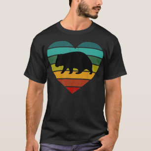 T-shirt I Love Wombats Heart Wilderness Outback Tasmanie