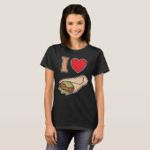 T-shirt I love wraps (Devant entier)