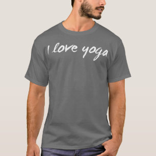 T-shirt I Love Yoga 1