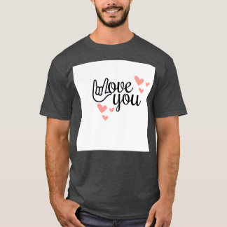 T-shirt i love you 3