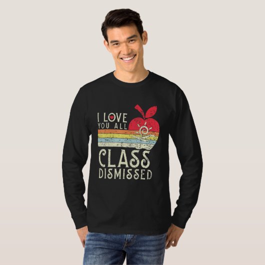 T-shirt I Love You All Class Rejeté - Enseignant School Gr (Devant entier)