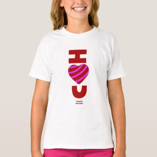 T-shirt I Love You Girls White Basic T Shirt