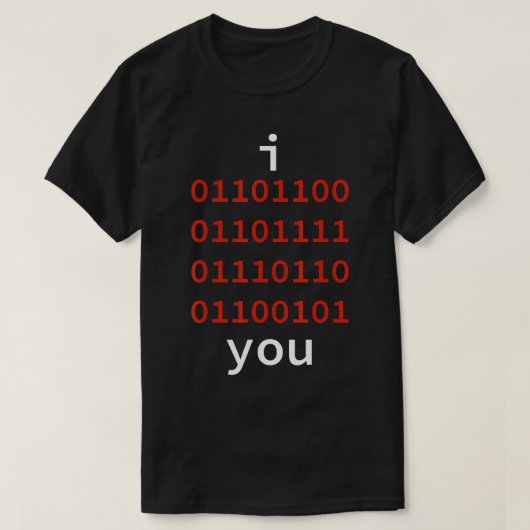 T-shirt I Love You Programmer Valentines Day Funny Code Hu (Design devant)