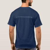 T-shirt I Love Zero, One, et Fibonacci (Dos)