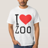 T-shirt I love zoo (Devant)