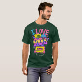 T-shirt I Lovehe 90S Nineties Cassette Disco Party amis (Devant entier)