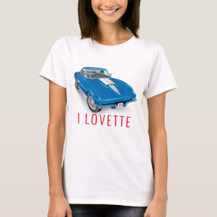 T-SHIRT I LOVETTE UNIQUE CONCEPTION DE VOITURE