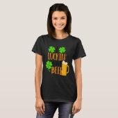 T-shirt I Luckin' Fove Beer Funny St. Patty's Day Go Lucky (Devant entier)