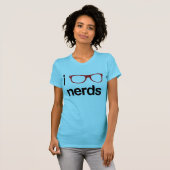 T-shirt i : lunettes : nerfs (Devant entier)