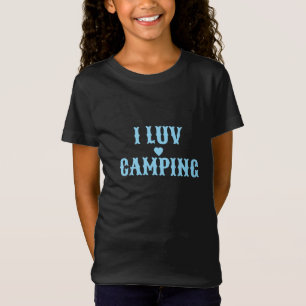 T-Shirt I Luv Camping pour enfants
